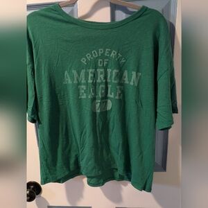 American Eagle Outfitters Green Short Sleeve Tee